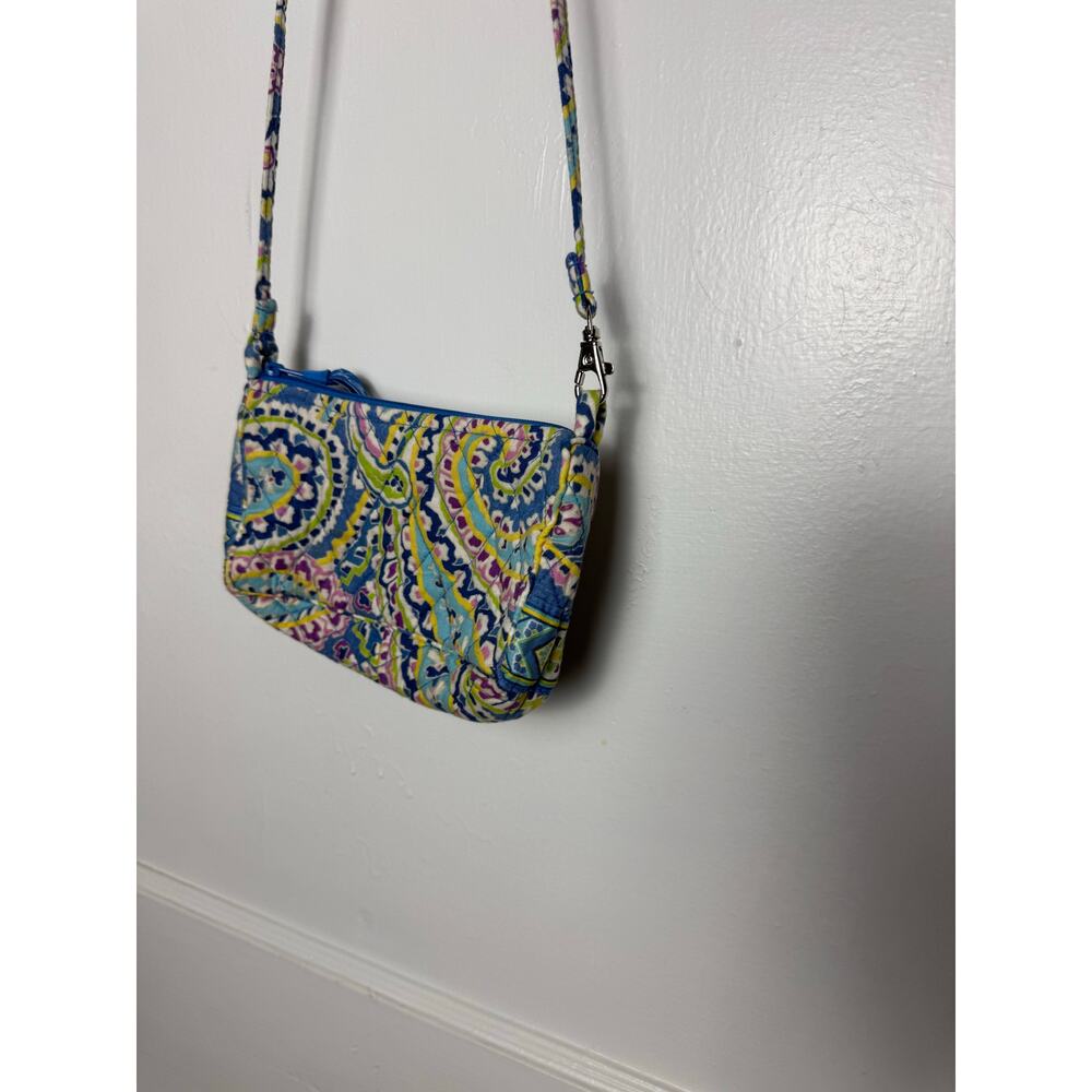 Y2K Vera Bradley Capri Blue Crossbody Bag Colorful Nostalgia 00s Retired - Picture 6 of 6